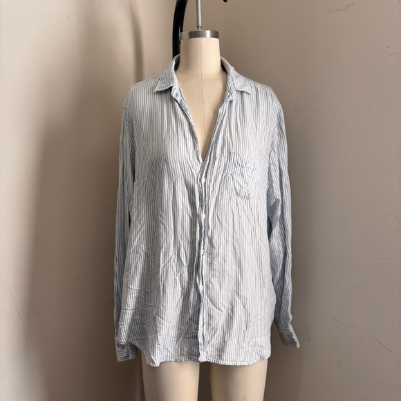 Frank & Eileen Tops - Frank & Eileen - Eileen Striped Shirt Size M